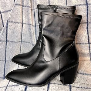 New Western Cowgirl Black Boots Size 13WW